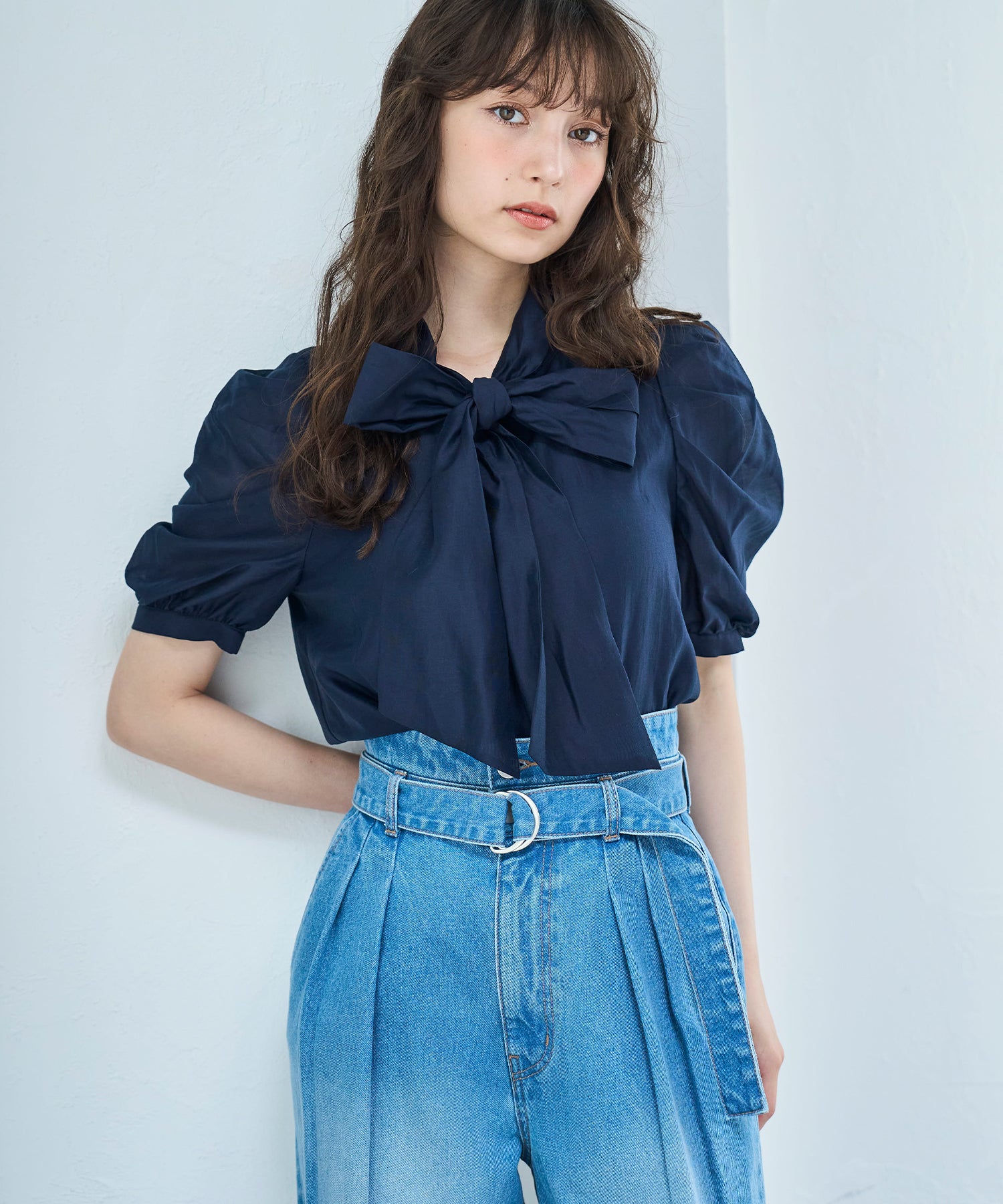 その他 mimi ビジュー釦シアーボウタイブラウス/TT528106 – MISCH MASCH|31