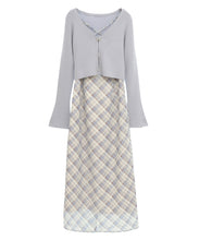 画像をギャラリービューアに読み込む, ニットカーデセットキャミワンピース/TT517406
