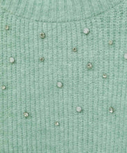 画像をギャラリービューアに読み込む, ビジュー付きニットセットアップ/TT437419