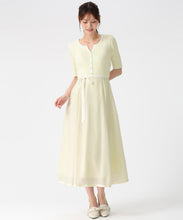 画像をギャラリービューアに読み込む, アソートドッキング配色ニットワンピース/MM627409