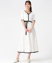 画像をギャラリービューアに読み込む, アソートドッキング配色ニットワンピース/MM627409
