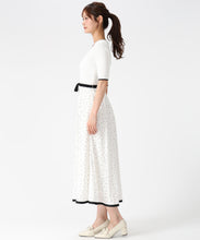 画像をギャラリービューアに読み込む, アソートドッキング配色ニットワンピース/MM627409