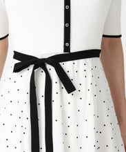 画像をギャラリービューアに読み込む, アソートドッキング配色ニットワンピース/MM627409