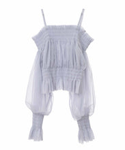 画像をギャラリービューアに読み込む, チュールレイヤードニットワンピース/TT437414