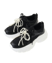 画像をギャラリービューアに読み込む, パールリボンチャーム付きスニーカー/TT519413