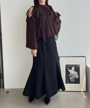 画像をギャラリービューアに読み込む, 一部店舗限定 バックリボンフリルブラウス/MM558111