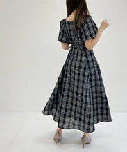 画像をギャラリービューアに読み込む, 【一部店舗限定】 2wayオフショルチェックフレアワンピース/MM557410