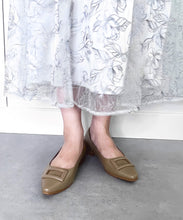 画像をギャラリービューアに読み込む, スクエアバックルレインパンプス/R-1019