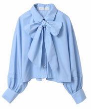 画像をギャラリービューアに読み込む, フロントタッククロップドボウタイシャツ/TT518103