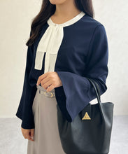 画像をギャラリービューアに読み込む, WEB限定 ボウタイブラウス/MM558112