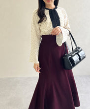 画像をギャラリービューアに読み込む, WEB限定 ボウタイブラウス/MM558112