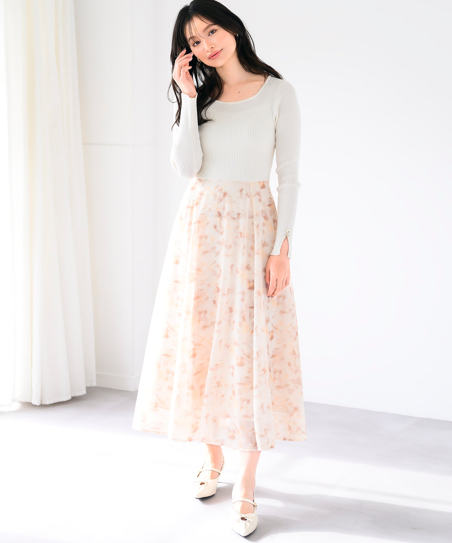 カラーフラワードッキングワンピース/MM517401 – MISCH MASCH|31 Sons