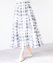 画像をギャラリービューアに読み込む, シアーチェックフレアスカート/MM517217