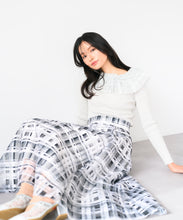 画像をギャラリービューアに読み込む, シアーチェックフレアスカート/MM517217