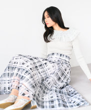 画像をギャラリービューアに読み込む, シアーチェックフレアスカート/MM517217