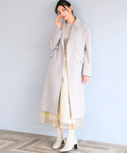 画像をギャラリービューアに読み込む, パールボタンチェスターコート/MM448604