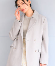 画像をギャラリービューアに読み込む, パールボタンチェスターコート/MM448604