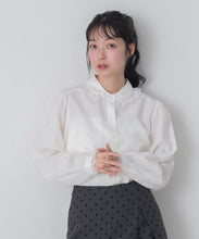画像をギャラリービューアに読み込む, 【一部店舗限定】レース襟付きベーシックブラウス/MM658103