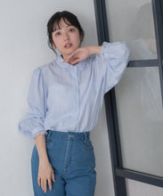 画像をギャラリービューアに読み込む, 【一部店舗限定】レース襟付きベーシックブラウス/MM658103