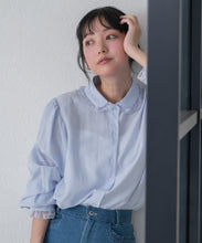 画像をギャラリービューアに読み込む, 【一部店舗限定】レース襟付きベーシックブラウス/MM658103