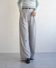 画像をギャラリービューアに読み込む, 合皮ベルト付きフリルタックワイドパンツ/MM537303
