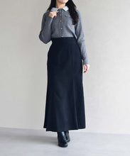 画像をギャラリービューアに読み込む, 【WEB限定予約販売/11月中旬発売予定】シャツ襟付きケーブルカーディガン/MM548410