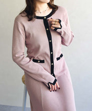 画像をギャラリービューアに読み込む, WEB限定 配色ニットセットアップ/MM557407