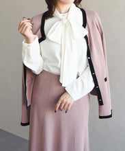 画像をギャラリービューアに読み込む, WEB限定 配色ニットセットアップ/MM557407