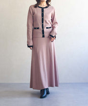 画像をギャラリービューアに読み込む, WEB限定 配色ニットセットアップ/MM557407