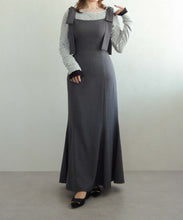 画像をギャラリービューアに読み込む, 2wayバックレースアップキャミワンピース/MM557413