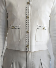 画像をギャラリービューアに読み込む, ステッチ配色ミラノカーディガン/MM618404