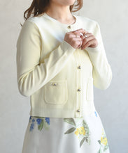 画像をギャラリービューアに読み込む, ステッチ配色ミラノカーディガン/MM618404