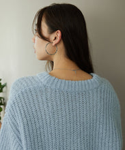 画像をギャラリービューアに読み込む, Vネックニットカーディガン/MO33N01