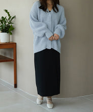 画像をギャラリービューアに読み込む, Vネックニットカーディガン/MO33N01