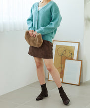 画像をギャラリービューアに読み込む, シャギーニットカーディガン/MO33N02