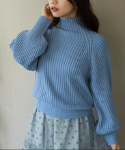 画像をギャラリービューアに読み込む, ハイネックボリュームスリーブニット/MO33N04