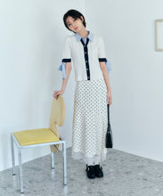 画像をギャラリービューアに読み込む, ケーブル編みレイヤードカーディガン/TT628404