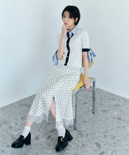 画像をギャラリービューアに読み込む, ケーブル編みレイヤードカーディガン/TT628404