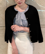 画像をギャラリービューアに読み込む, ベーシック七分袖カーディガン/TT528403