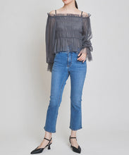 画像をギャラリービューアに読み込む, オフショル2wayチュールブラウス/TT418119