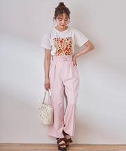 画像をギャラリービューアに読み込む, ベルト付きカラーワイドパンツ/TT517309