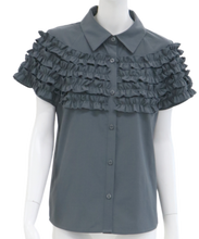 画像をギャラリービューアに読み込む, ヨークギャザーフリルブラウス/TT518109