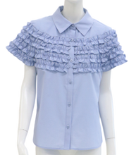 画像をギャラリービューアに読み込む, ヨークギャザーフリルブラウス/TT518109