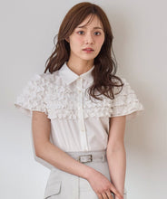 画像をギャラリービューアに読み込む, ヨークギャザーフリルブラウス/TT518109