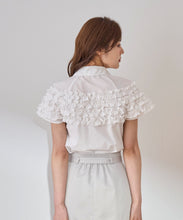 画像をギャラリービューアに読み込む, ヨークギャザーフリルブラウス/TT518109