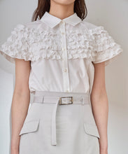 画像をギャラリービューアに読み込む, ヨークギャザーフリルブラウス/TT518109