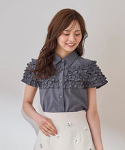 画像をギャラリービューアに読み込む, ヨークギャザーフリルブラウス/TT518109