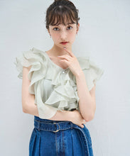 画像をギャラリービューアに読み込む, フリルシアーブラウス/TT528104