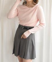 画像をギャラリービューアに読み込む, 【再入荷】ベルト付きタックスカートパンツ/TT537306
