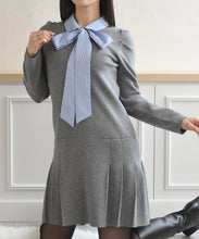 画像をギャラリービューアに読み込む, 【再入荷】襟付きミニニットワンピース/TT547406